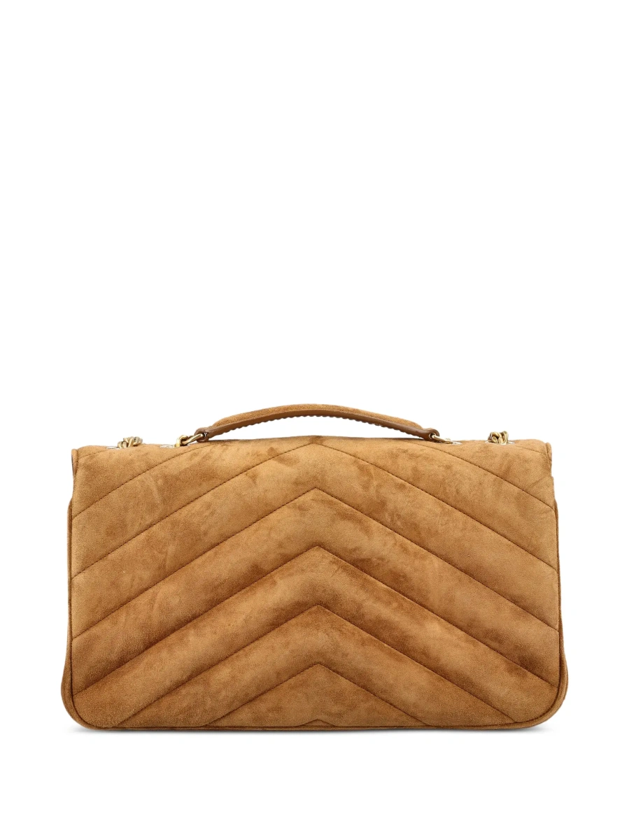 Geanta de umar SMALL LOULOU CHAIN BAG 7 SUEDE SATIN CALF - Img 4
