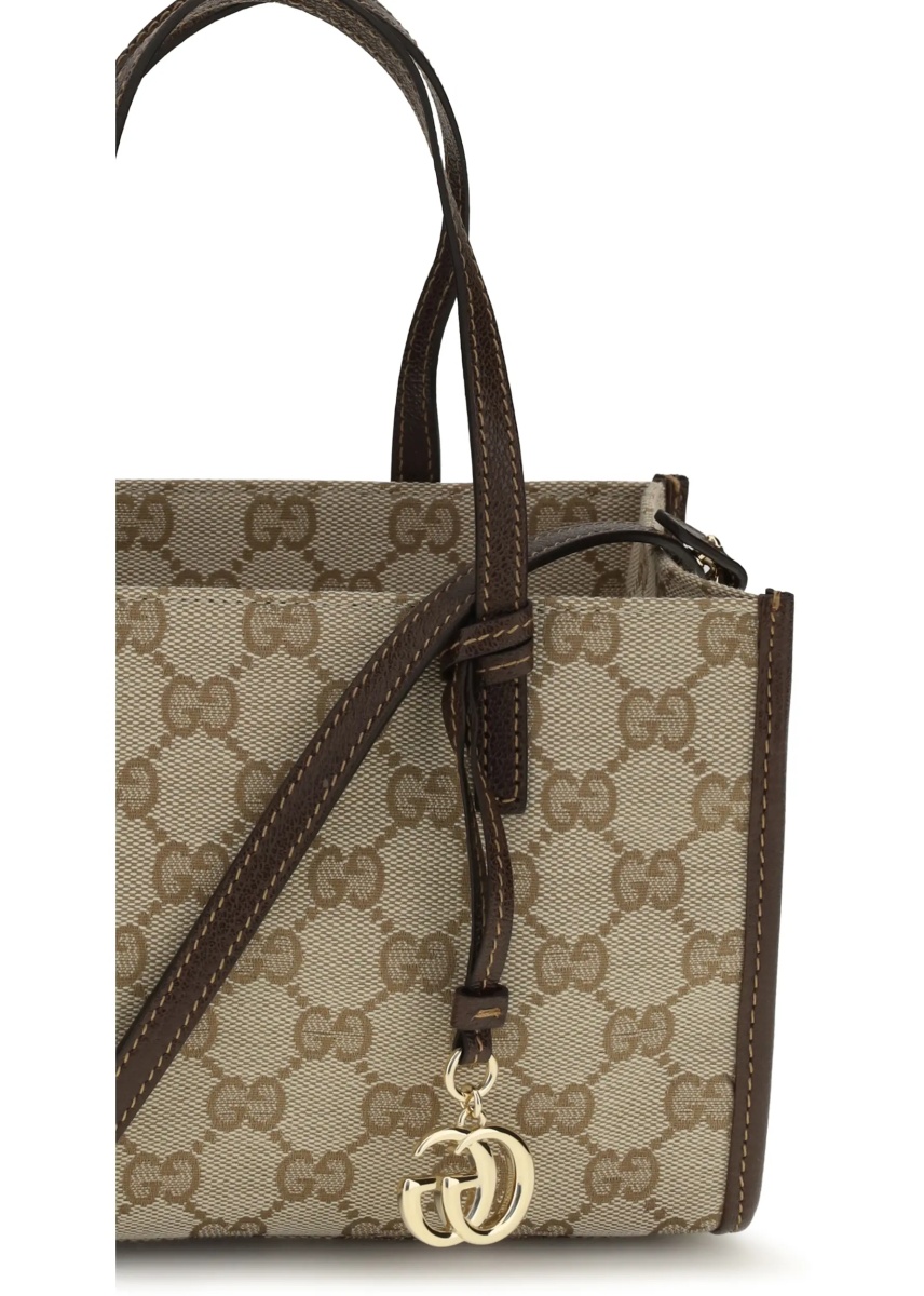 Geanta de umar Small Shoping Bag with GG charm - Img 4