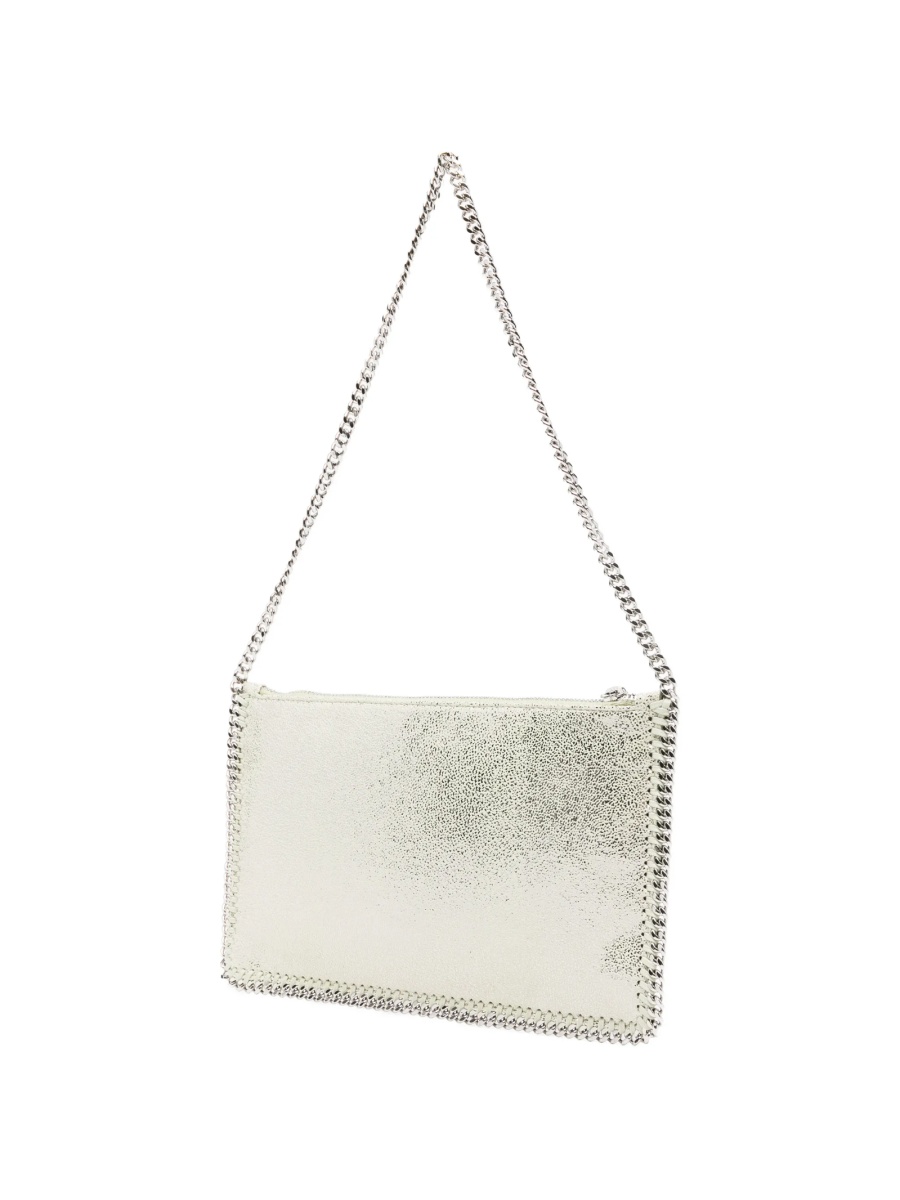 Geanta de umar Stella McCartney verde din material textil - Img 3
