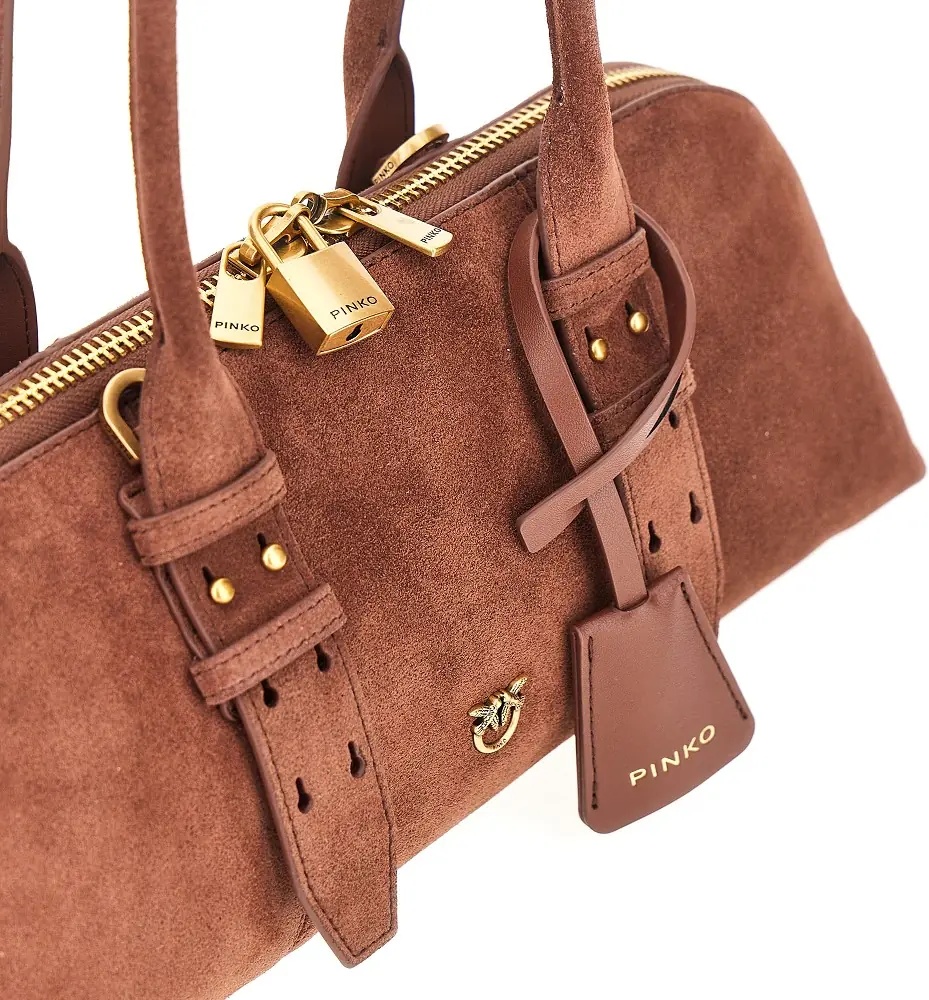 Geanta de umar Suede large 'Escape Bag Horizontal' bag - Img 4