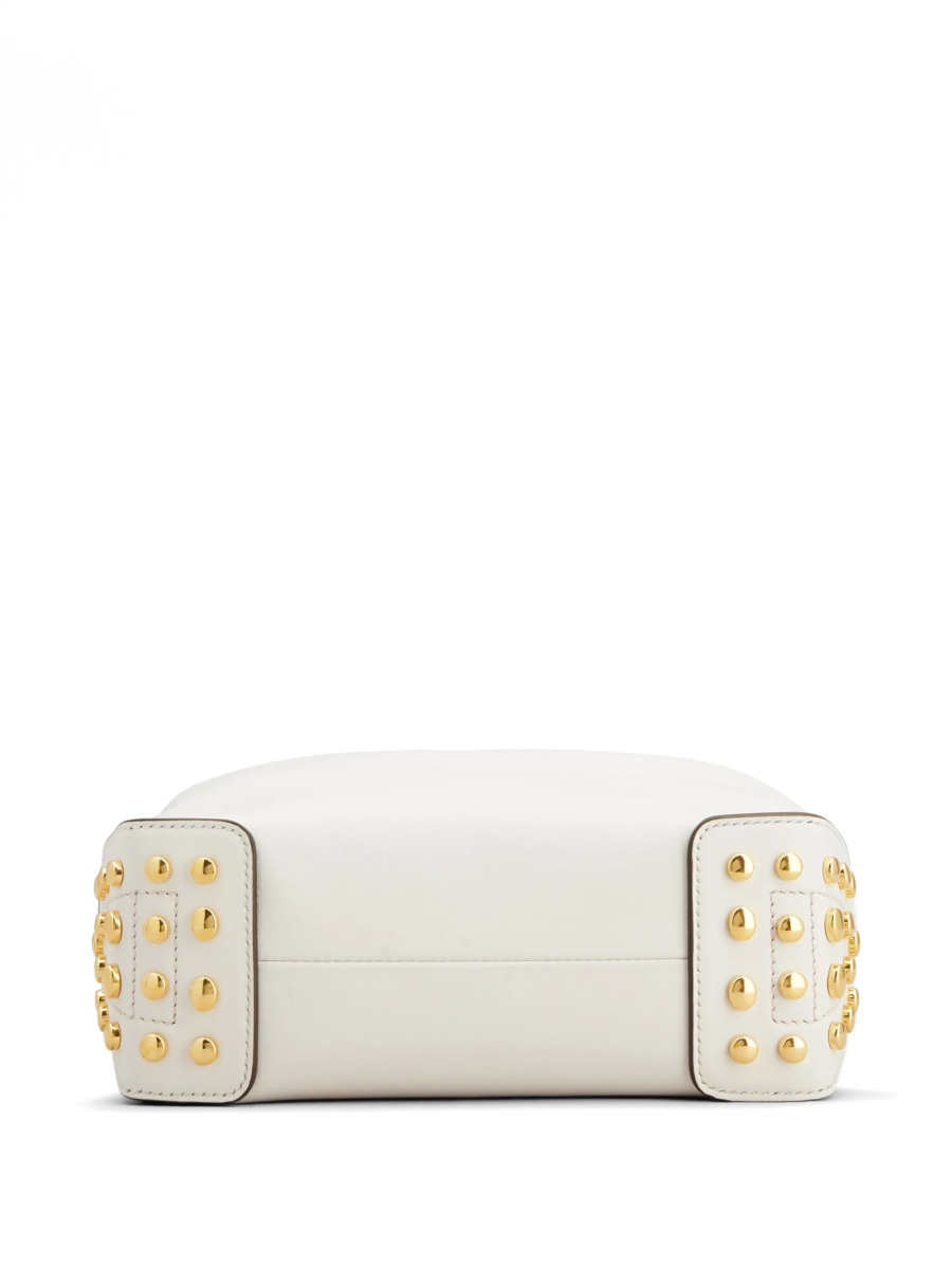 Geanta de umar TOD'S alba din material textil - Img 4
