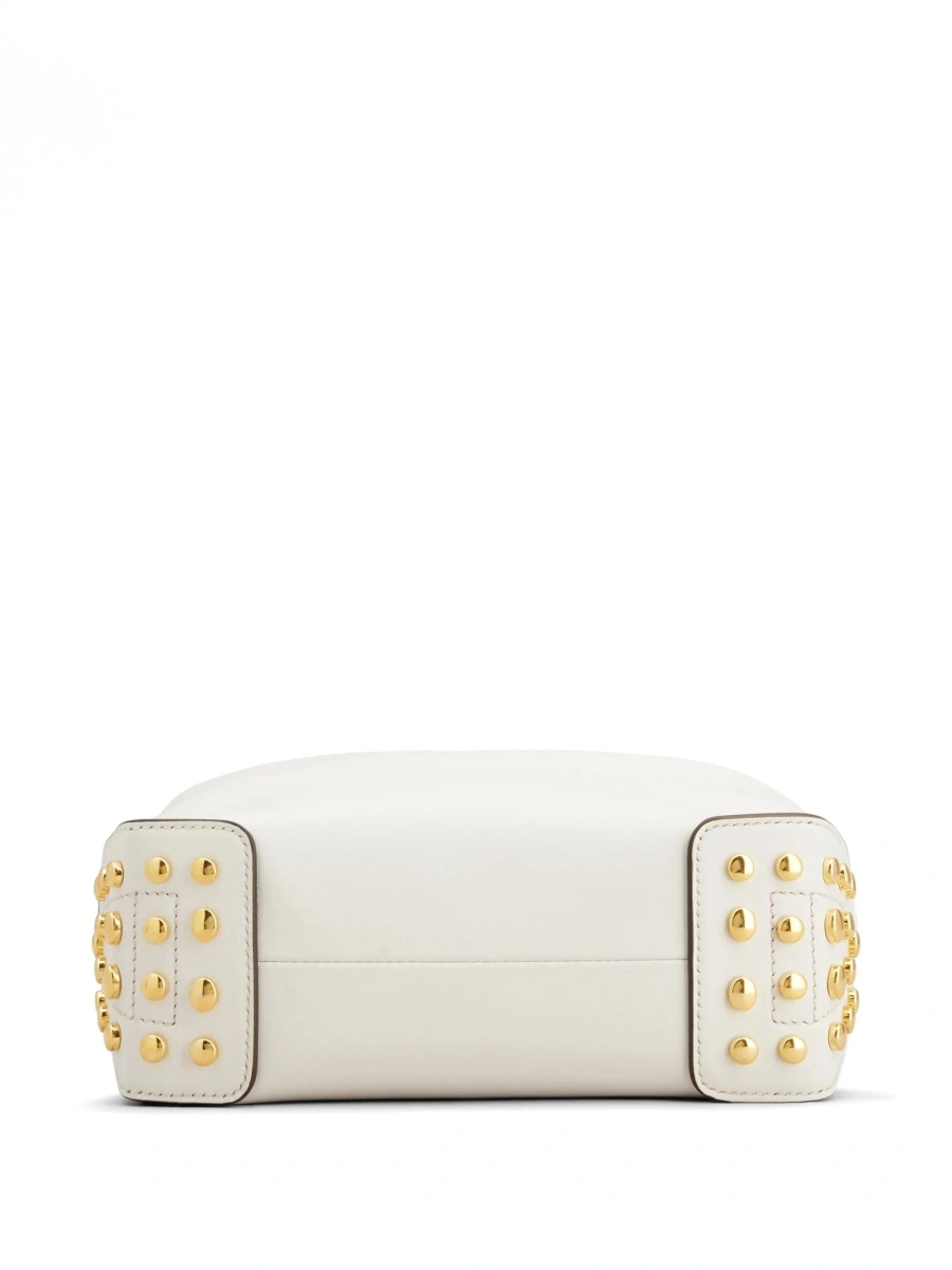Geanta de umar TOD'S alba din material textil - Img 4