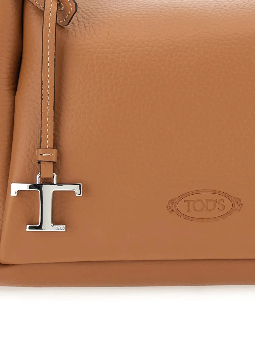 Geanta de umar TOD'S maro din piele - Img 3
