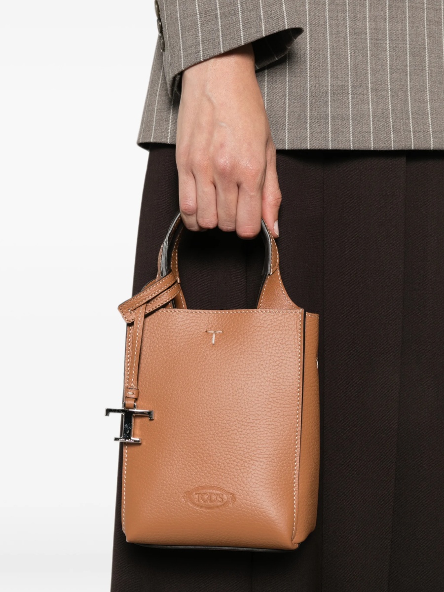Geanta de umar TOD'S neutra din piele - Img 2