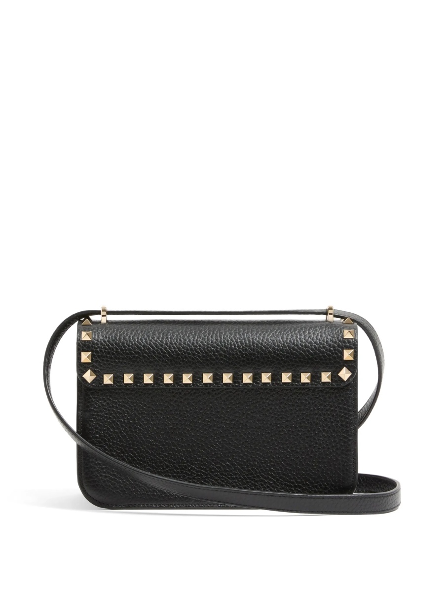 Geanta de umar Valentino Garavani Rockstud neagra din piele - Img 2