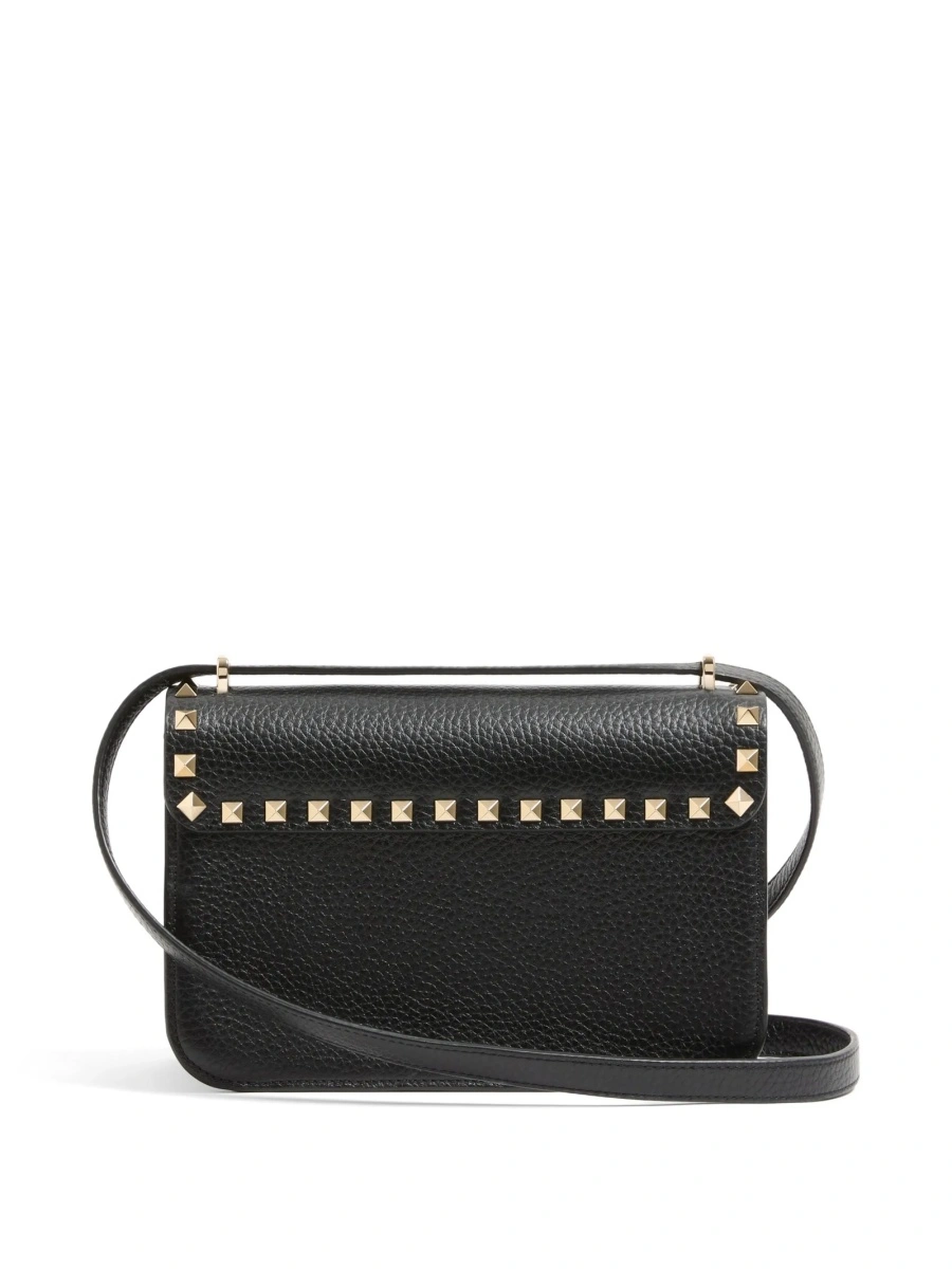 Geanta de umar Valentino Garavani Rockstud neagra din piele - Img 2