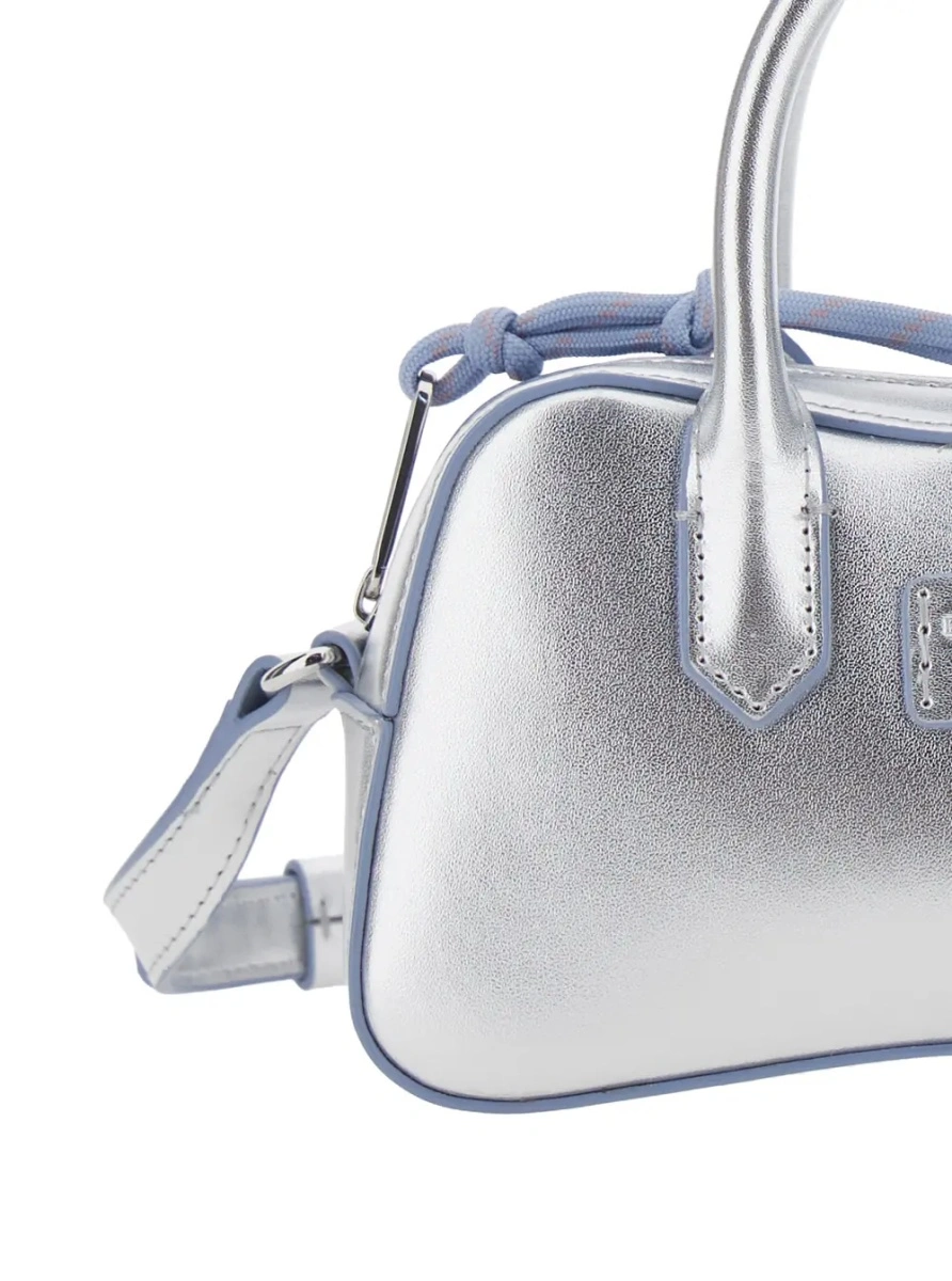 Geanta mini EMPORIO ARMANI KIDS gri din tesatura tehnica - Img 3