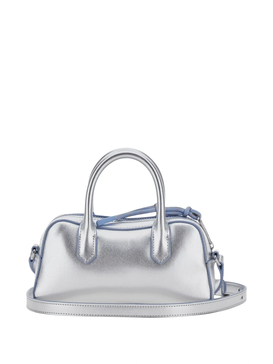 Geanta mini EMPORIO ARMANI KIDS gri din tesatura tehnica - Img 4
