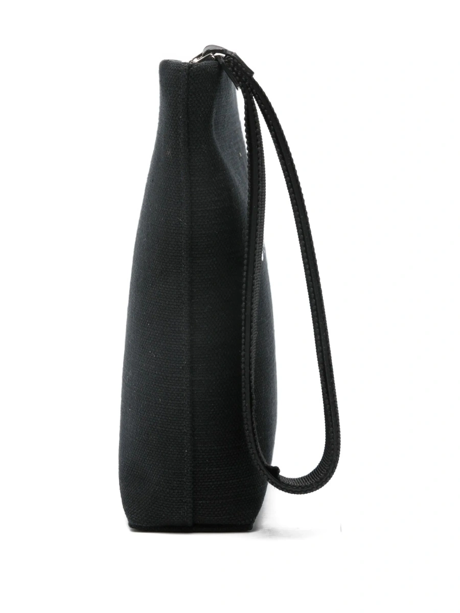 Geanta plic Givenchy neagra din poliuretan si bumbac - Img 4