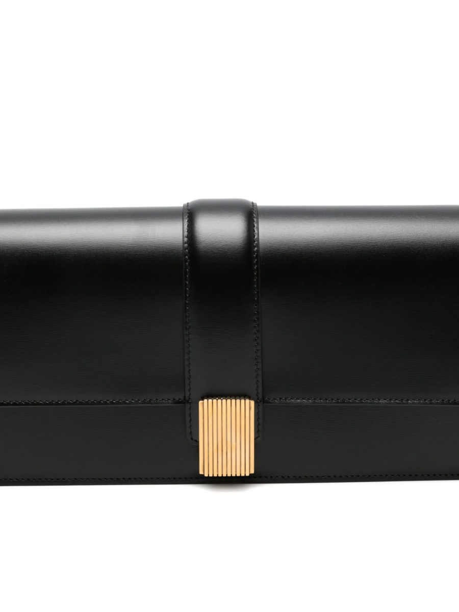 Geanta plic Khaite neagra din piele - Img 4