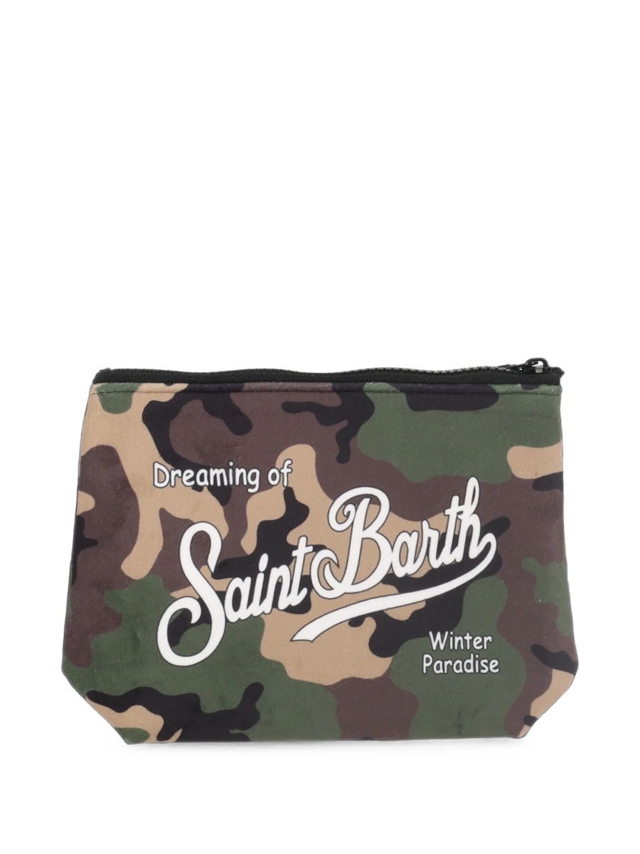Geanta plic Mc2 Saint Barth verde din cauciuc sintetic si polyester - Img 2