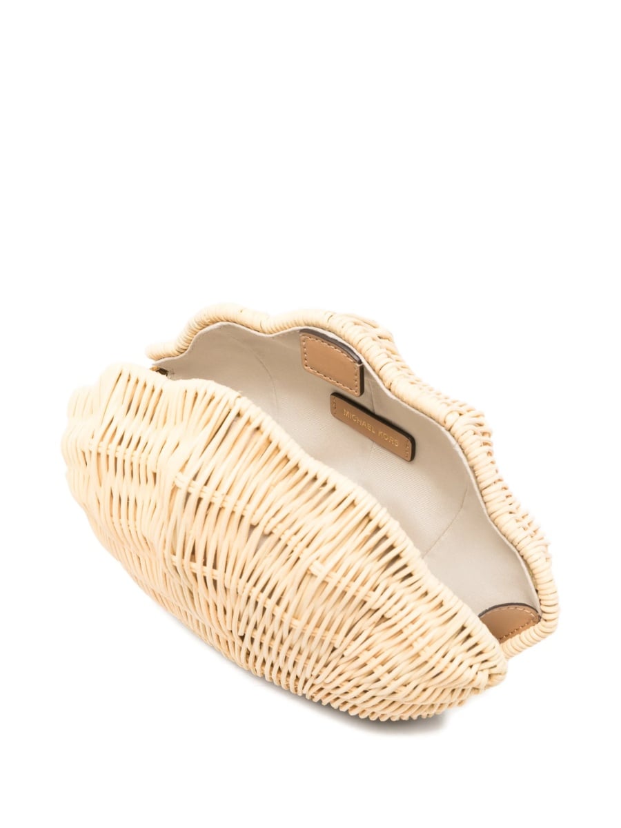 Geanta plic Michael Kors neutra din poliuretan si fibre - Img 5