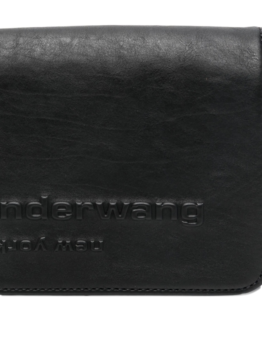 Geanta tip postas Alexander Wang neagra din piele - Img 4