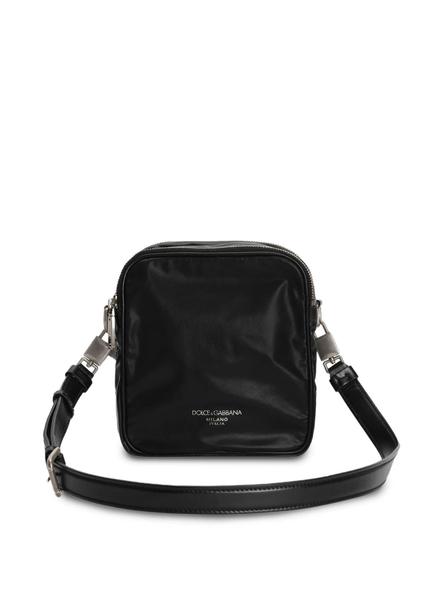 Geanta tip postas Dolce &amp; Gabbana neagra din piele - Img 2
