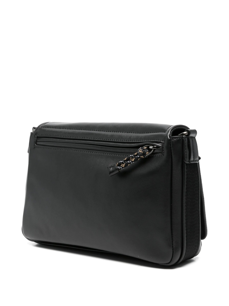 Geanta tip postas Fendi neagra din piele - Img 3