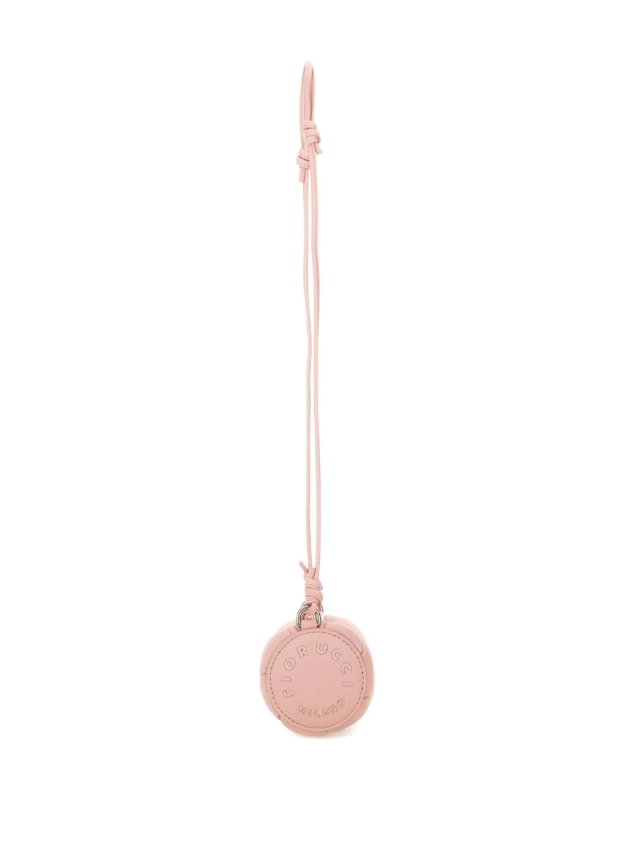 Geanta tip postas Fiorucci roz din piele - Img 3
