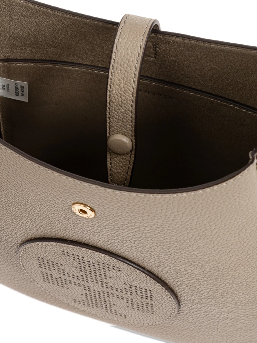 Geanta tip postas Tory Burch maro din piele - Img 5