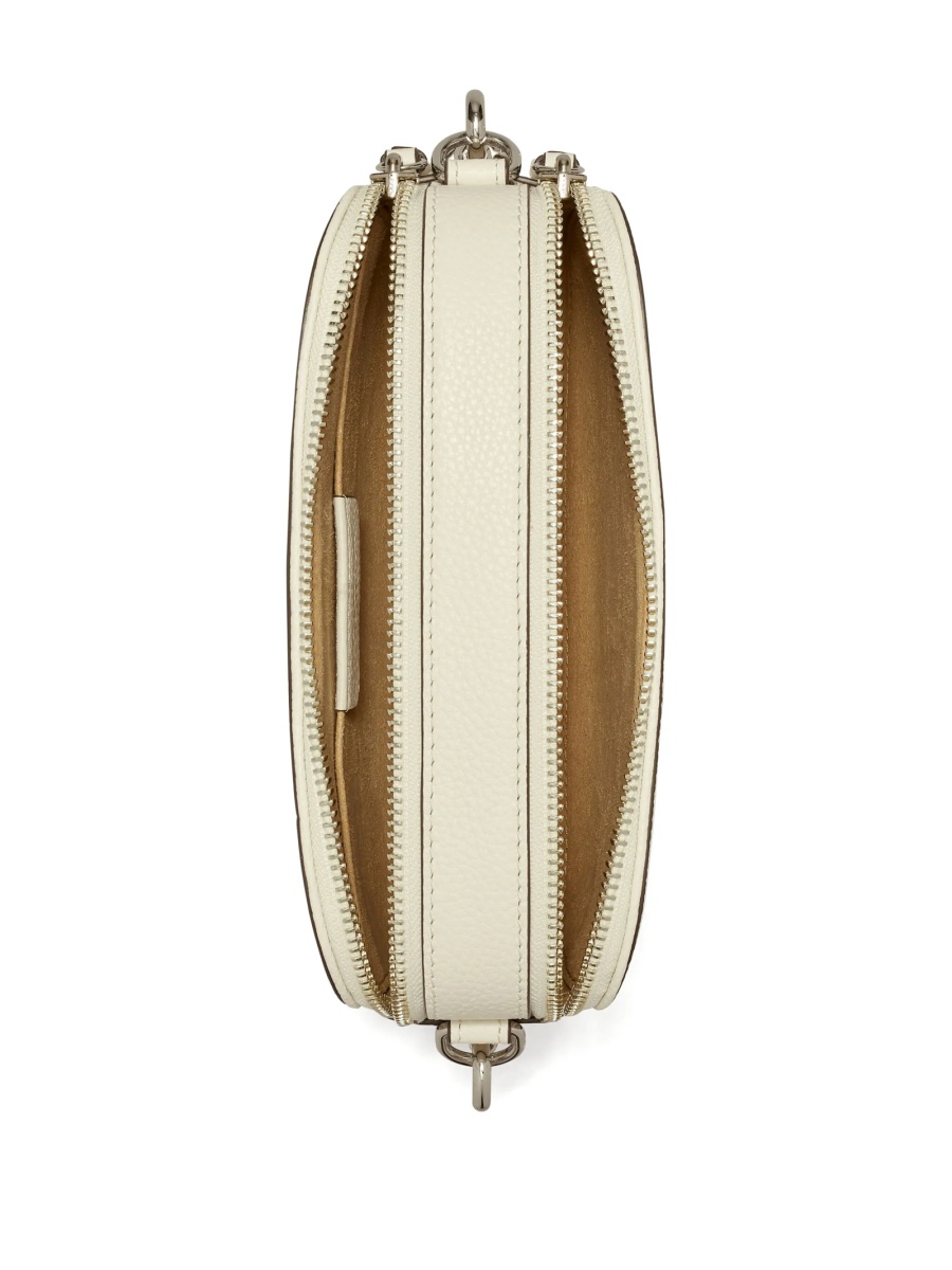 Geanta tip postas Tory Burch neutra din piele - Img 4