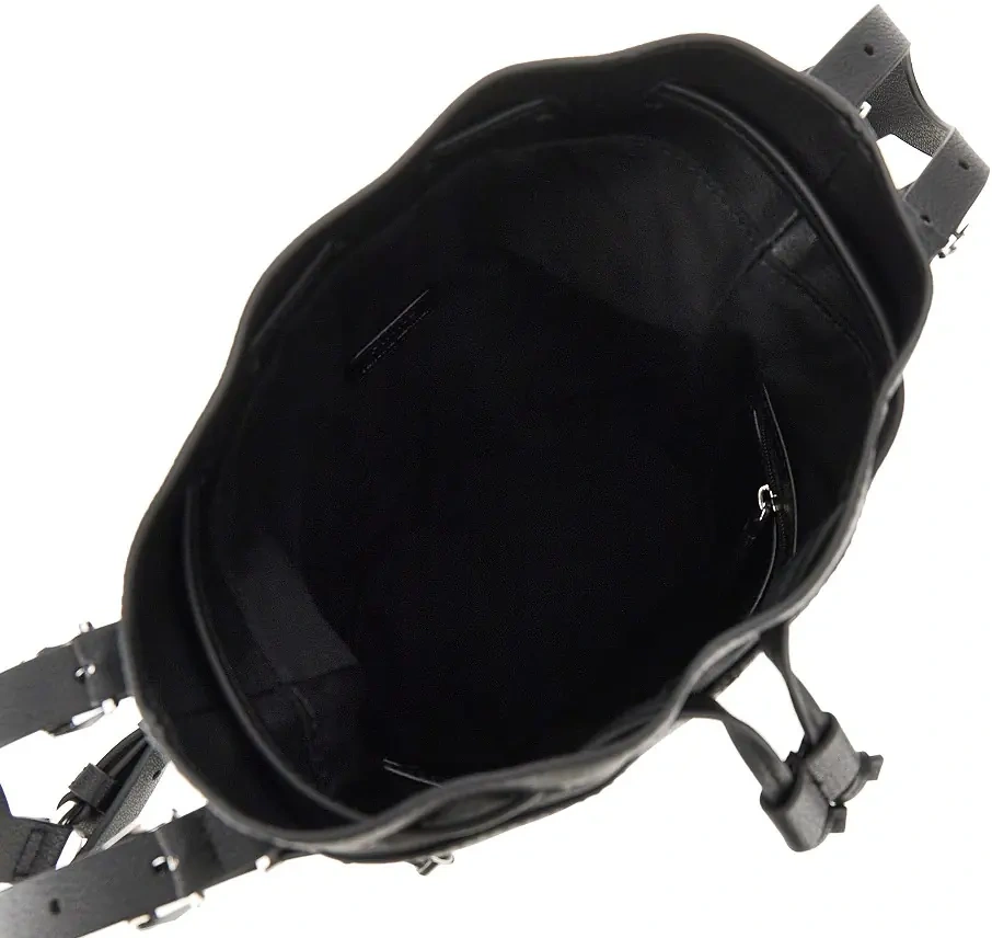 Genti 'Bucket Mini' leather bag - Img 3