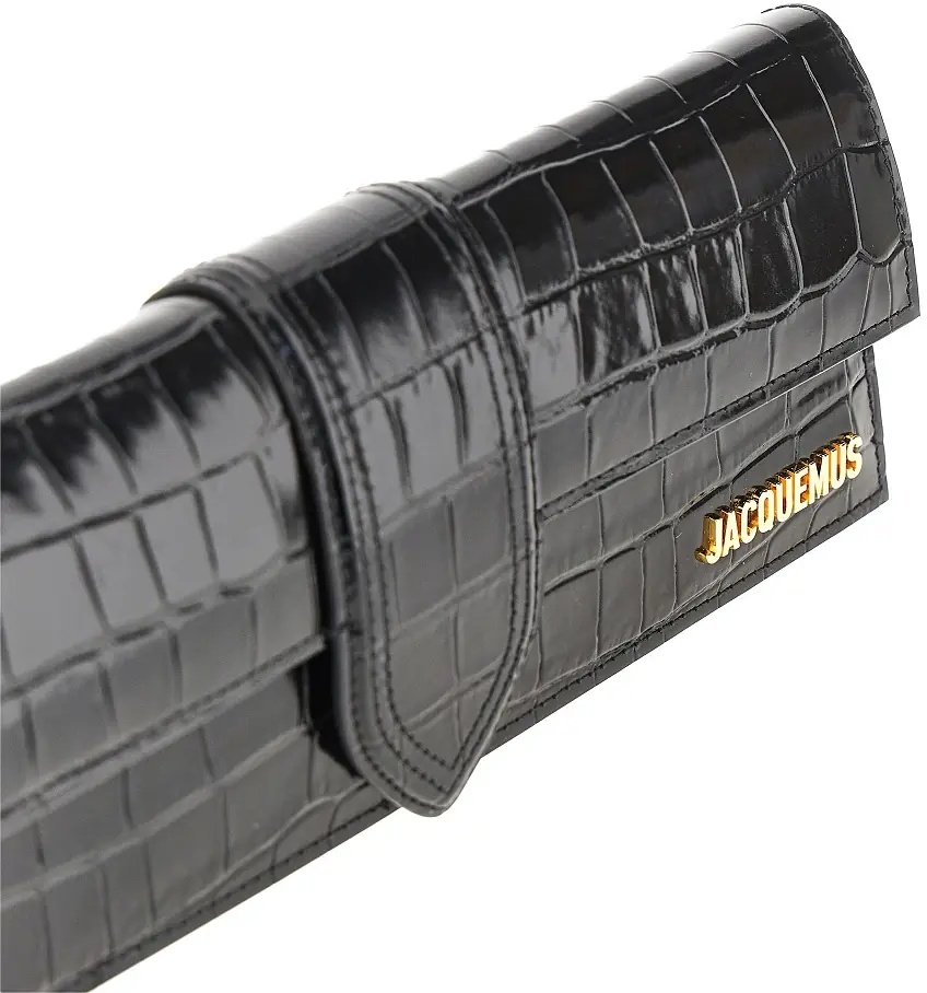 Genti Croco-embossed leather 'Bambino' clutch - Img 4