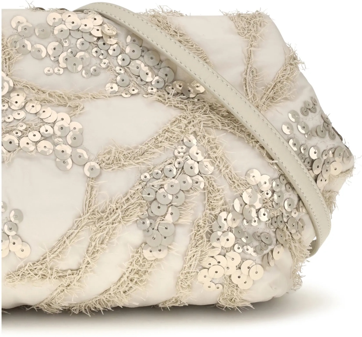 Genti Embroidered silk organza Clutch - Img 4
