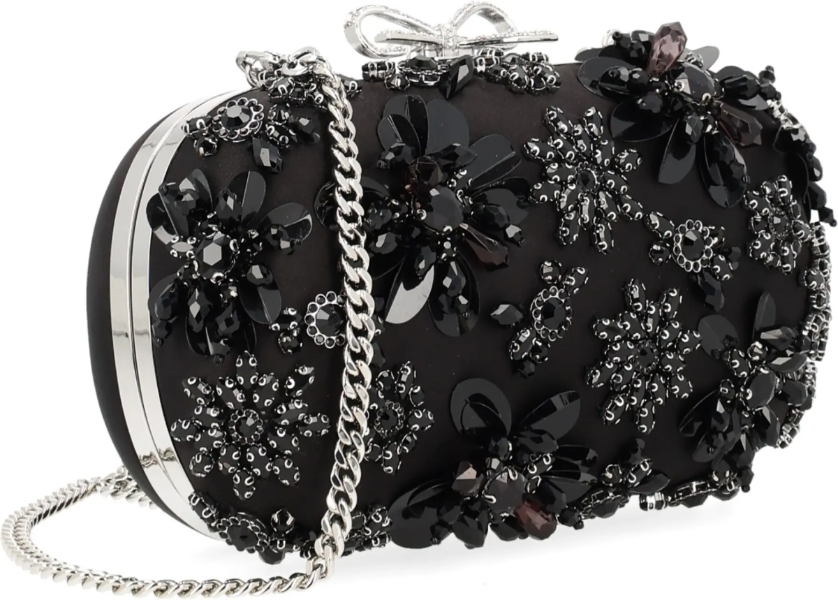 Genti "Floral Crystal" Clutch Bag - Img 2