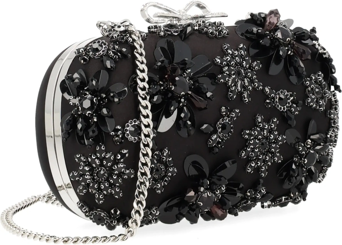 Genti "Floral Crystal" Clutch Bag - Img 2