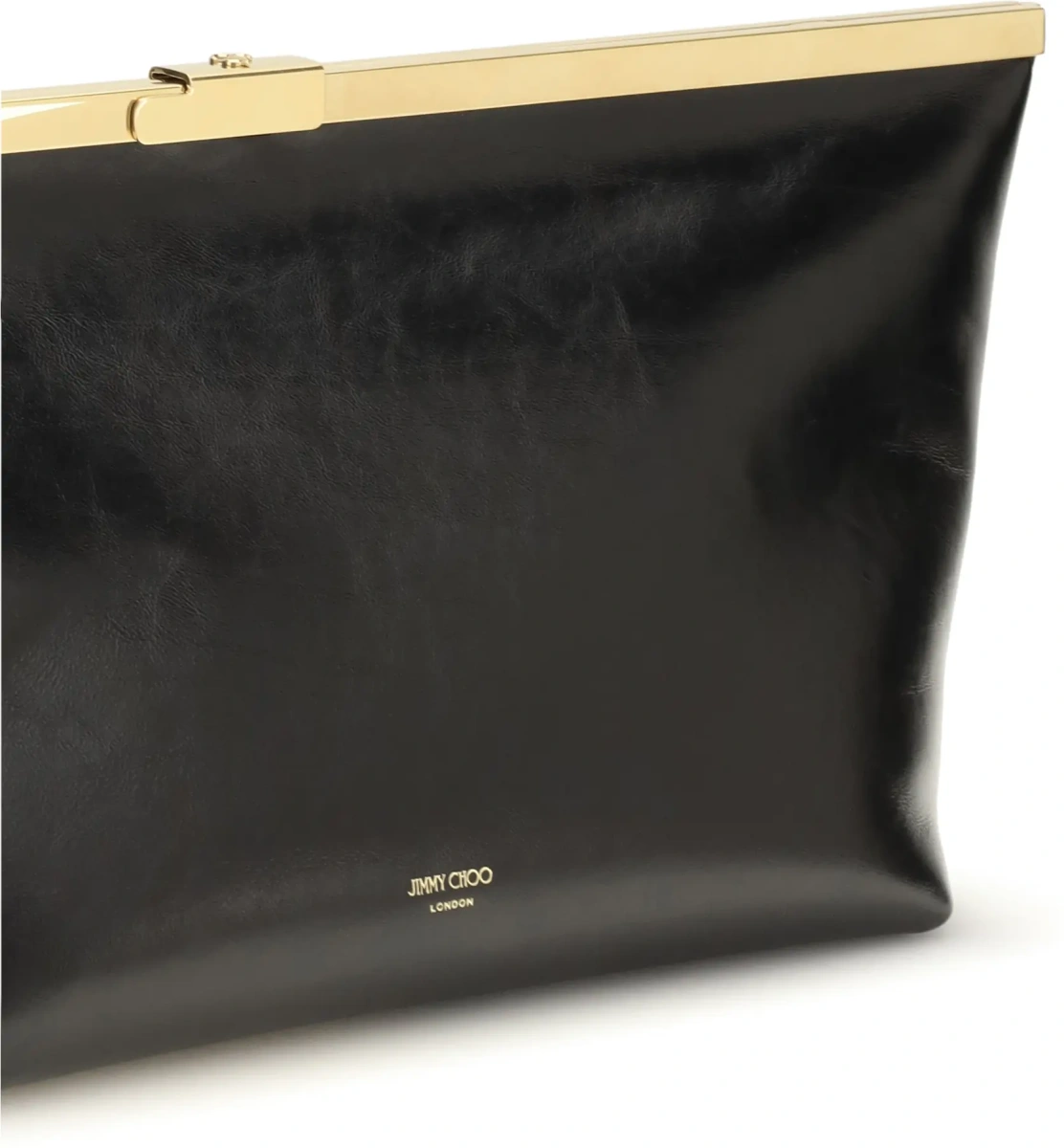 Genti Large Ganache Biker Leather Clutch - Img 4