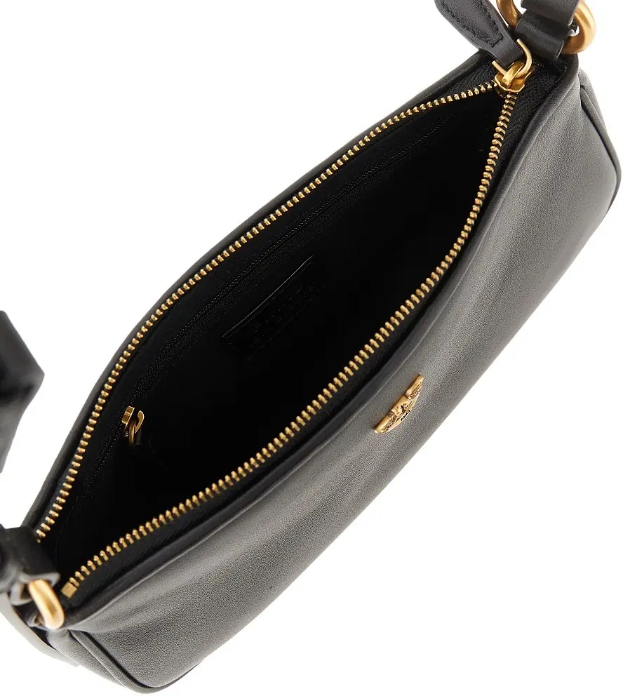 Genti Leather mini baguette bag - Img 3