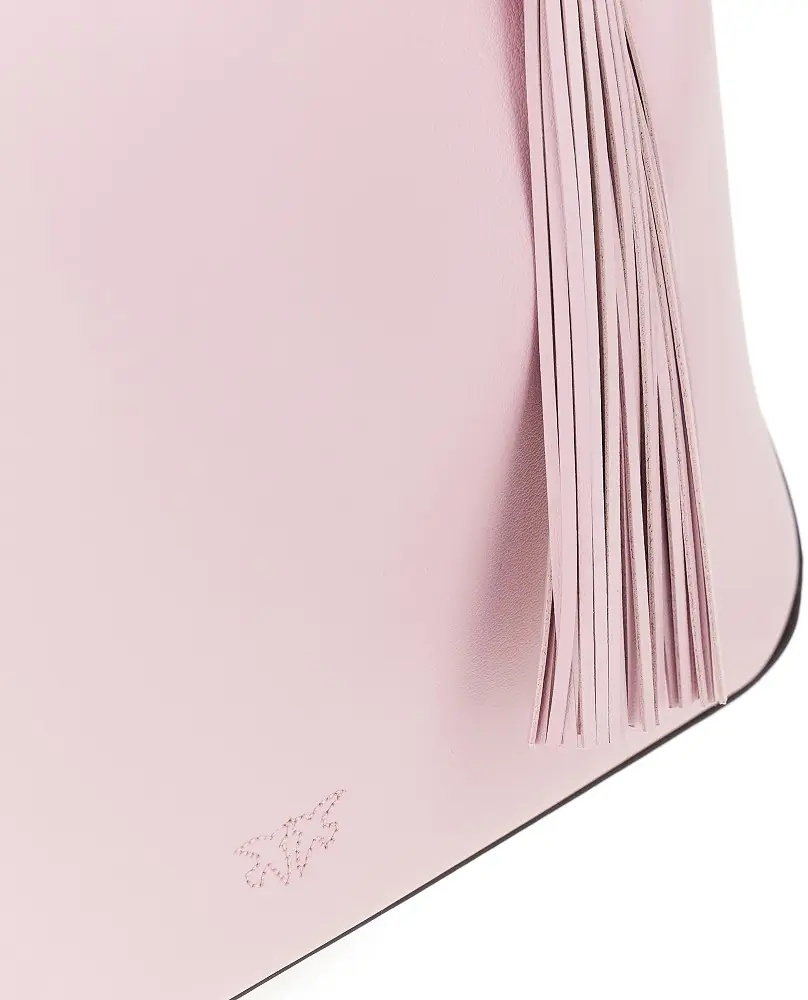 Genti Leather pouch with tassel - Img 4
