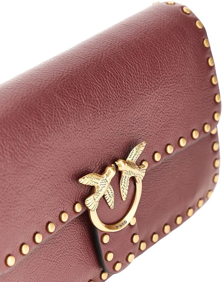 Genti Small 'Love One Slouchy' bag with studs - Img 4