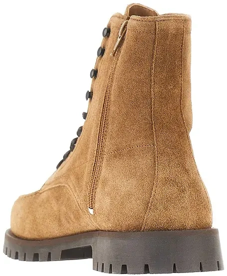 Ghete Suede leather laced boots - Img 3