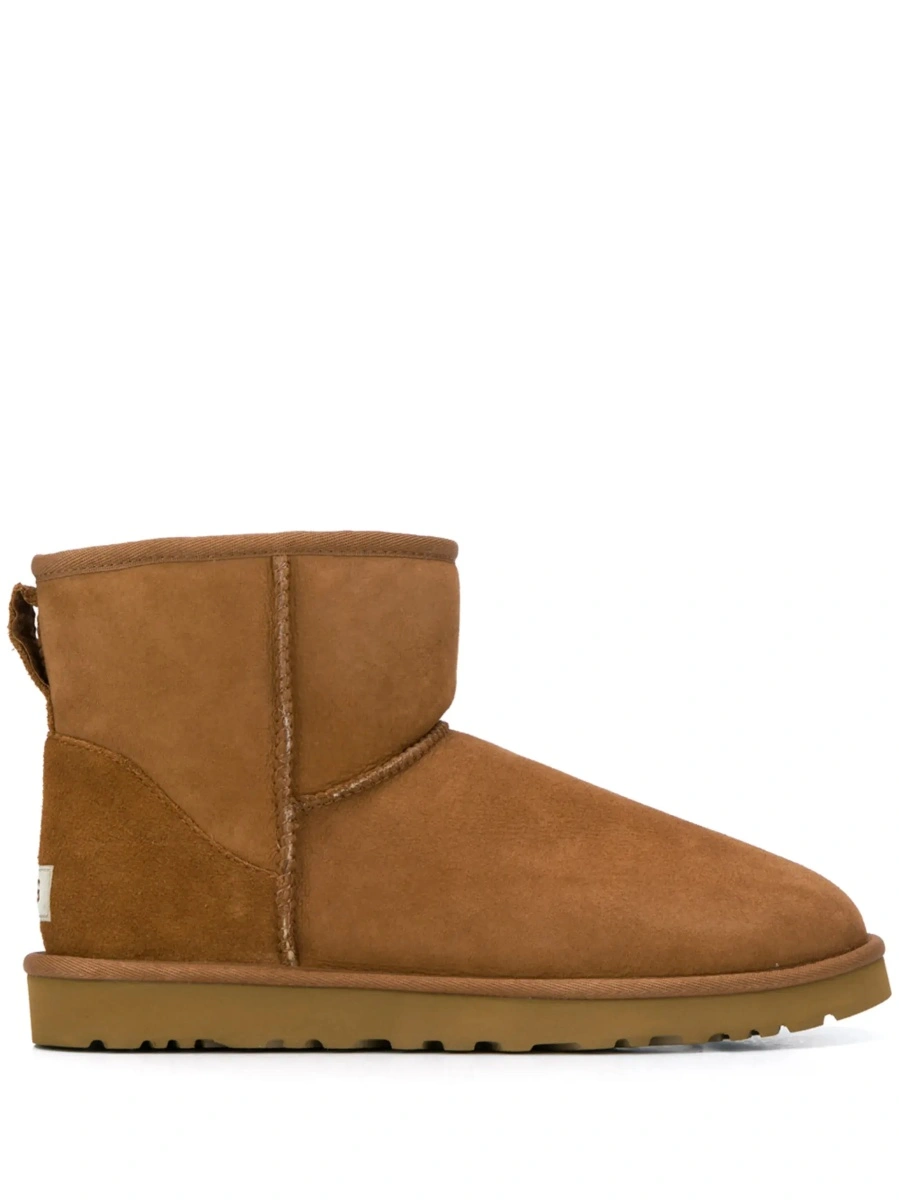 Ghete UGG 'Classic Mini' maro din piele intoarsa - Img 8