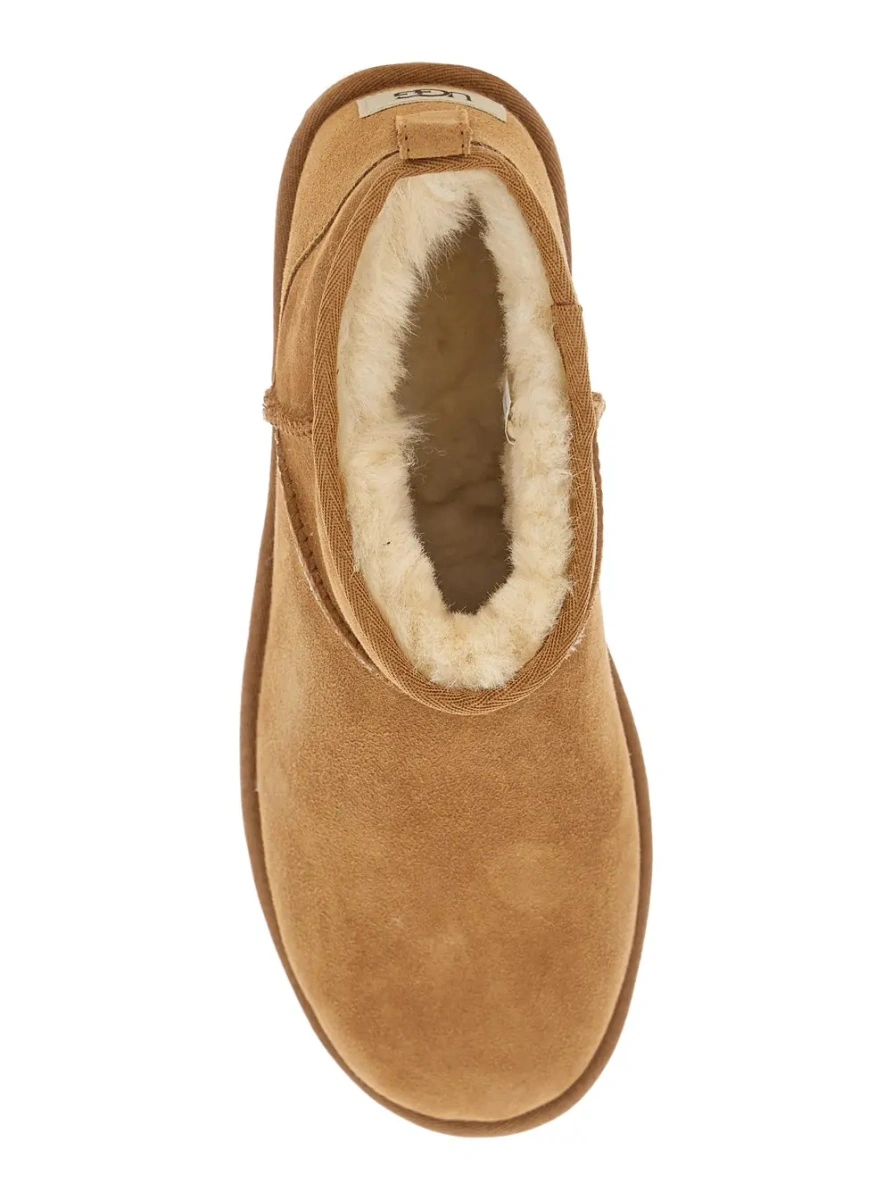 Ghete UGG 'Classic Ultra Mini' maro din piele intoarsa - Img 4
