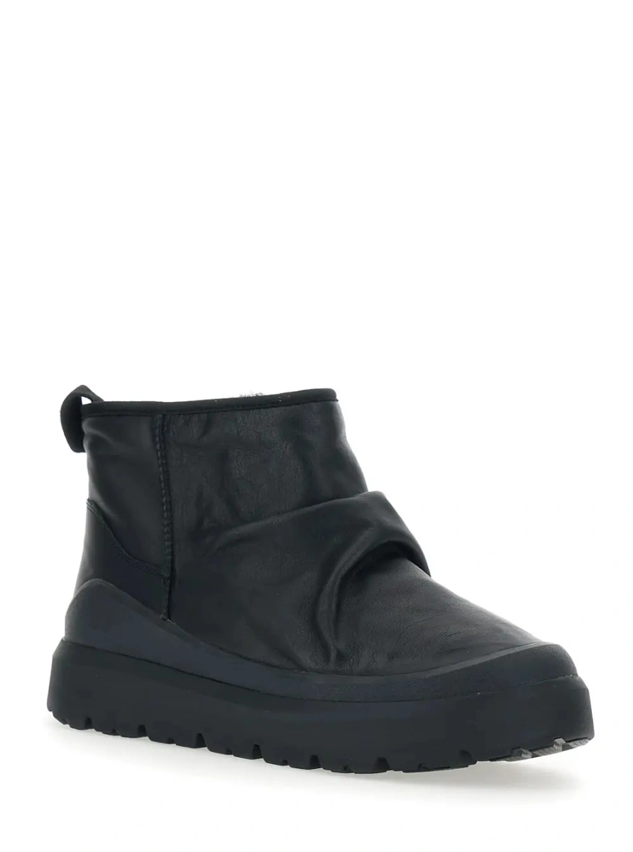 Ghete UGG negre din piele 'Heritage Utility' - Img 2