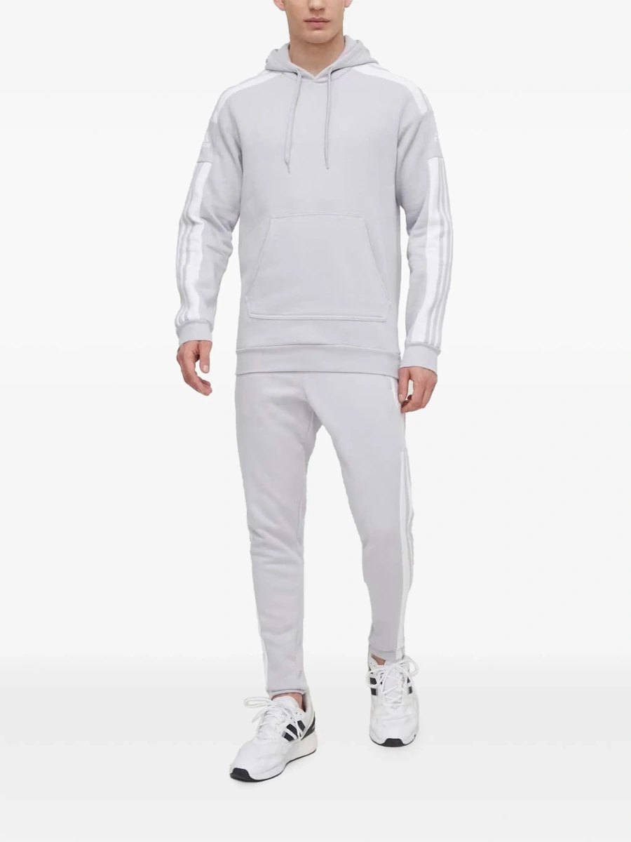 Hanorac adidas Performance gri din poliester reciclat si bumbac - Img 2