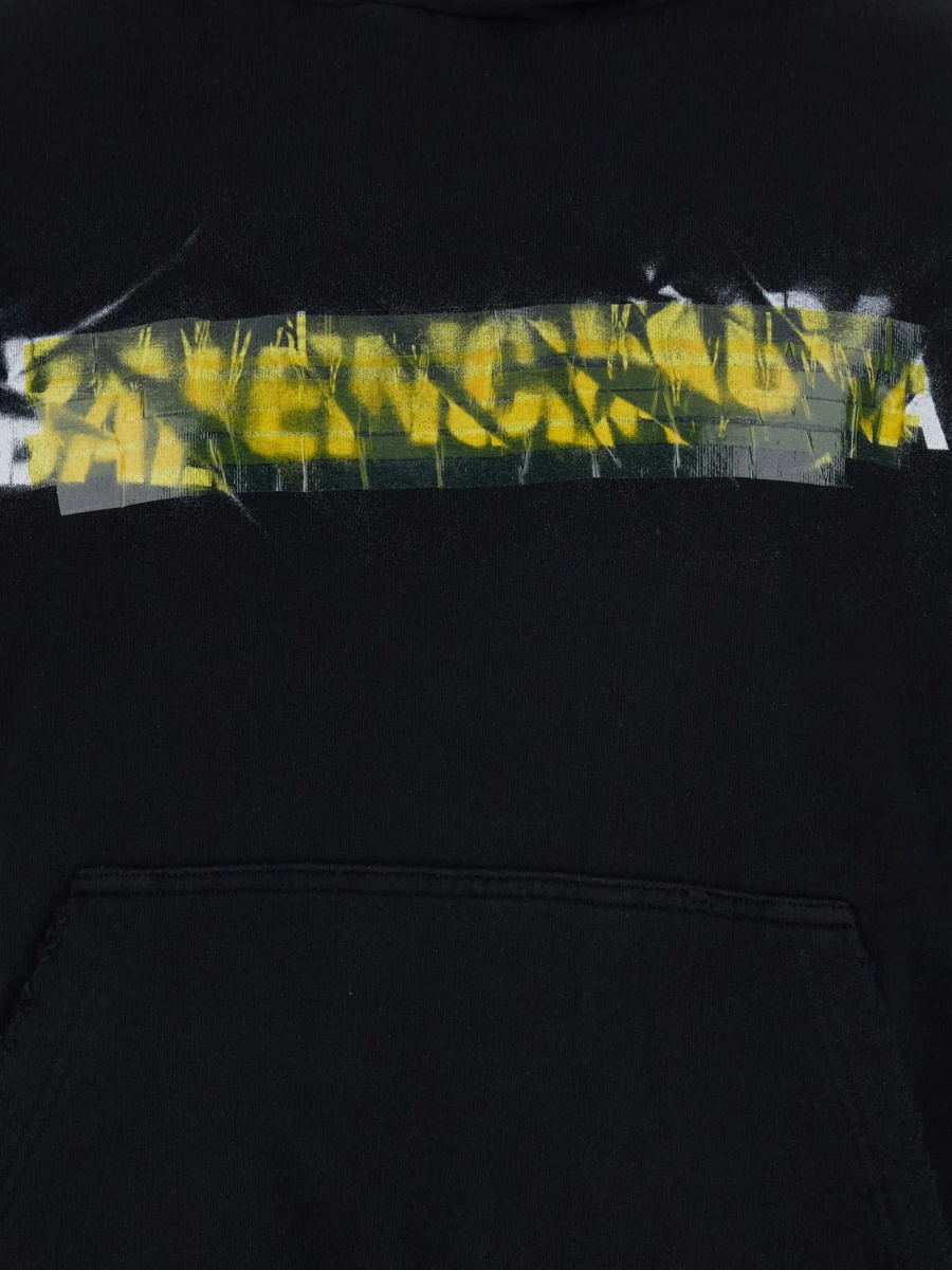 Hanorac Balenciaga negru - Img 3