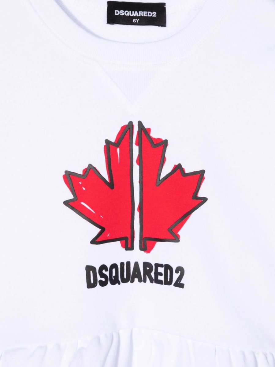 Hanorac DSQUARED2 alb - Img 3