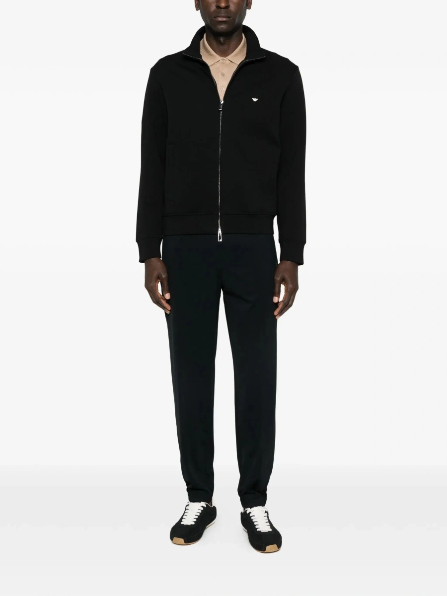 Hanorac Emporio Armani negru din bumbac - Img 4
