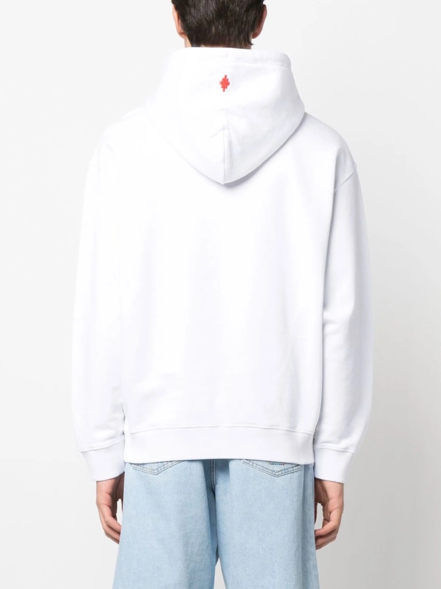 Hanorac Marcelo Burlon alb - Img 4