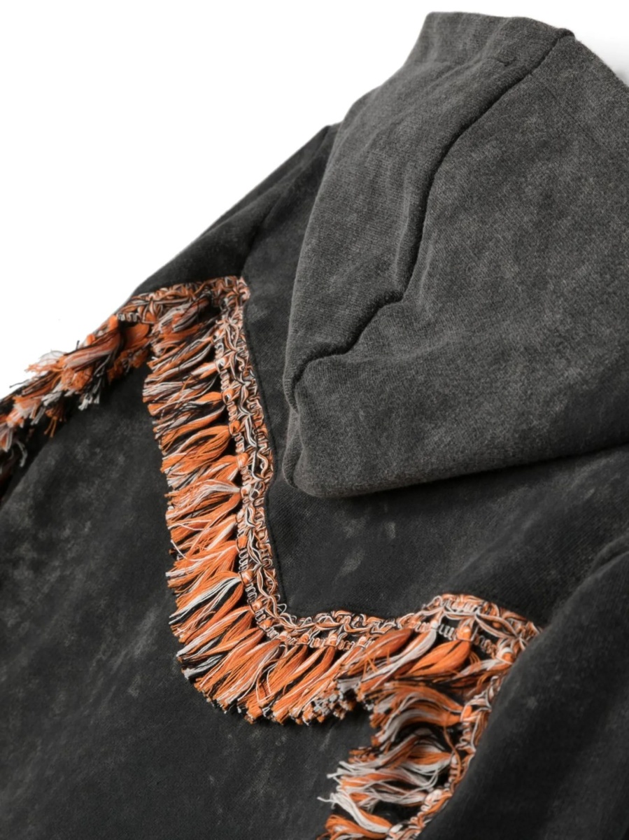 Hanorac Marcelo Burlon negru din bumbac - Img 3