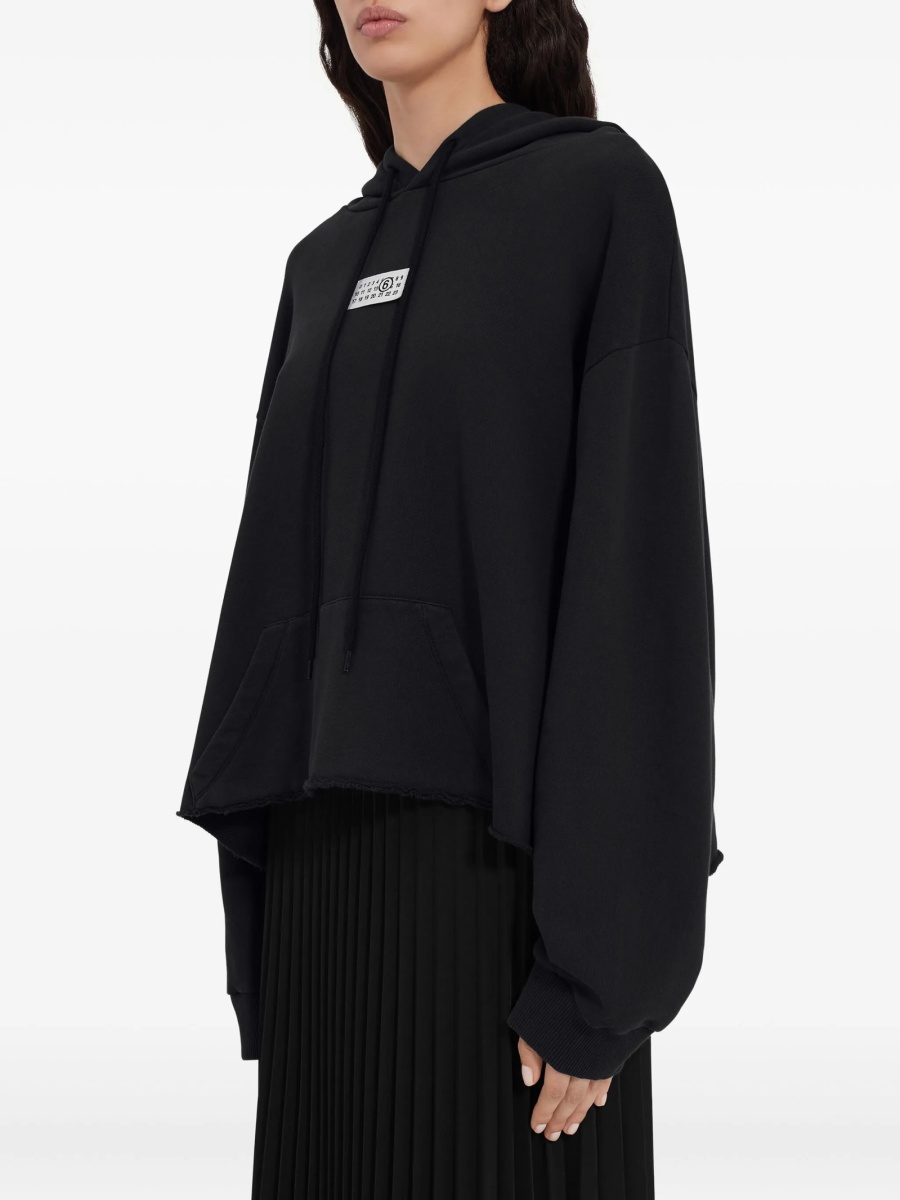 Hanorac MM6 Maison Margiela negru - Img 5