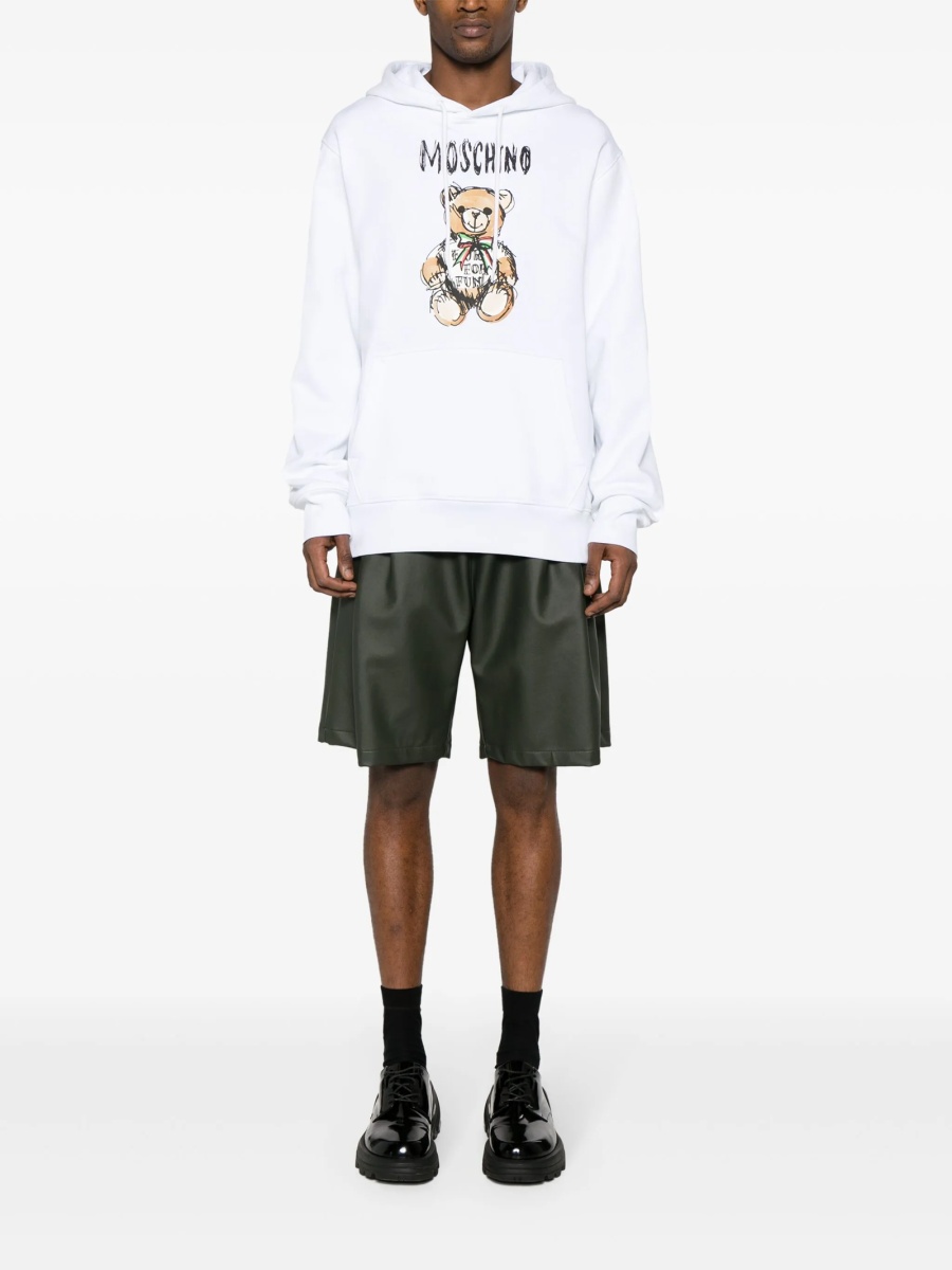 Hanorac Moschino alb - Img 2