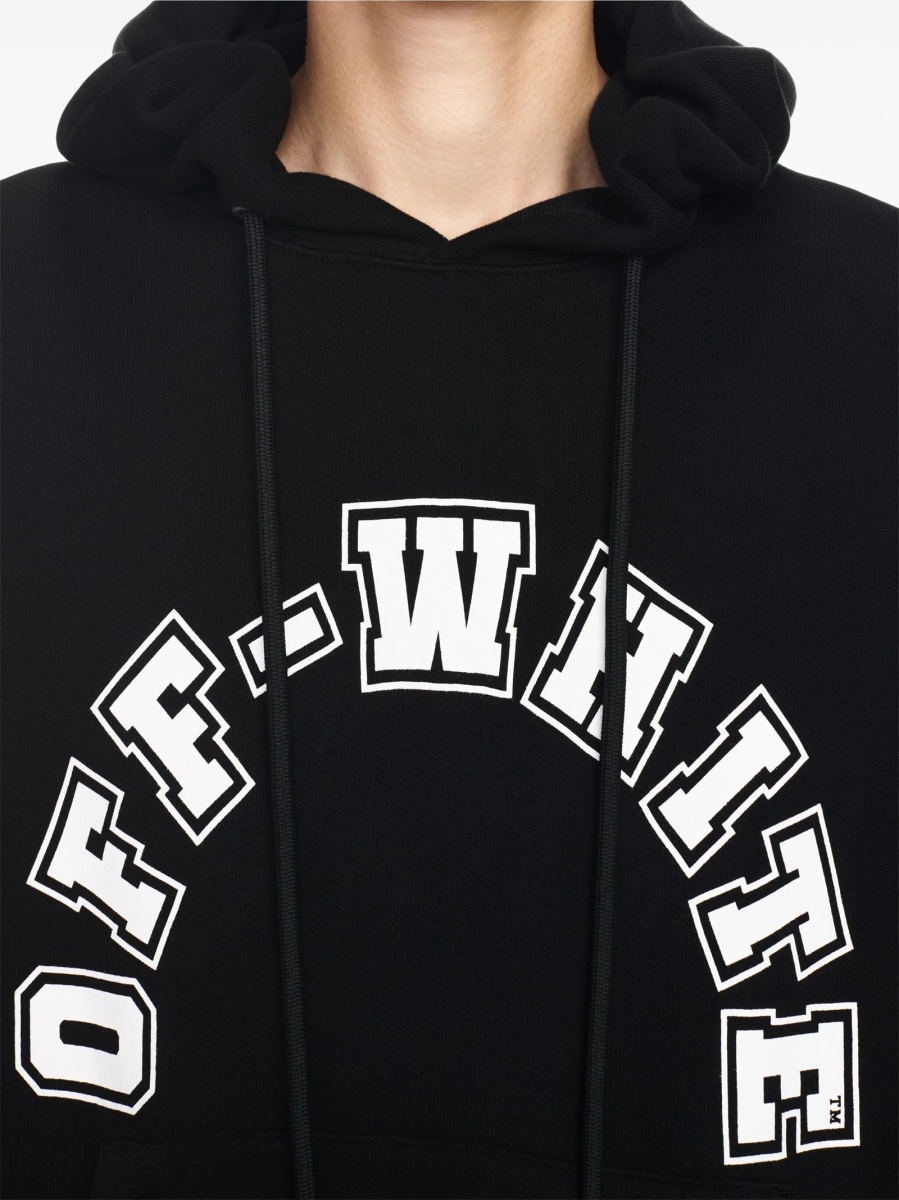 Hanorac Off-White Varsity negru - Img 5