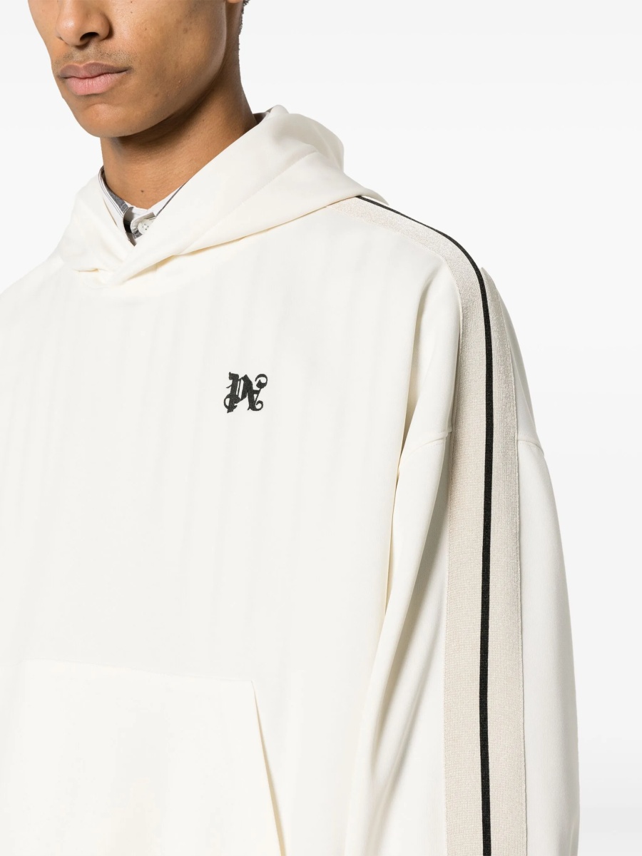 Hanorac Palm Angels track alb din polyester - Img 5