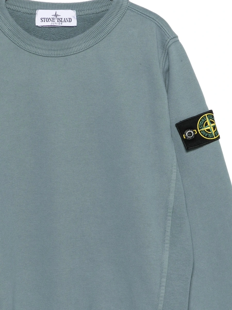 Hanorac Stone Island albastru din bumbac - Img 3