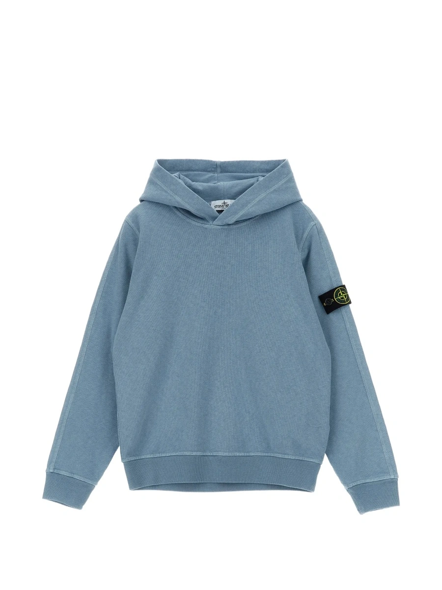 Hanorac Stone Island albastru din bumbac - Img 6