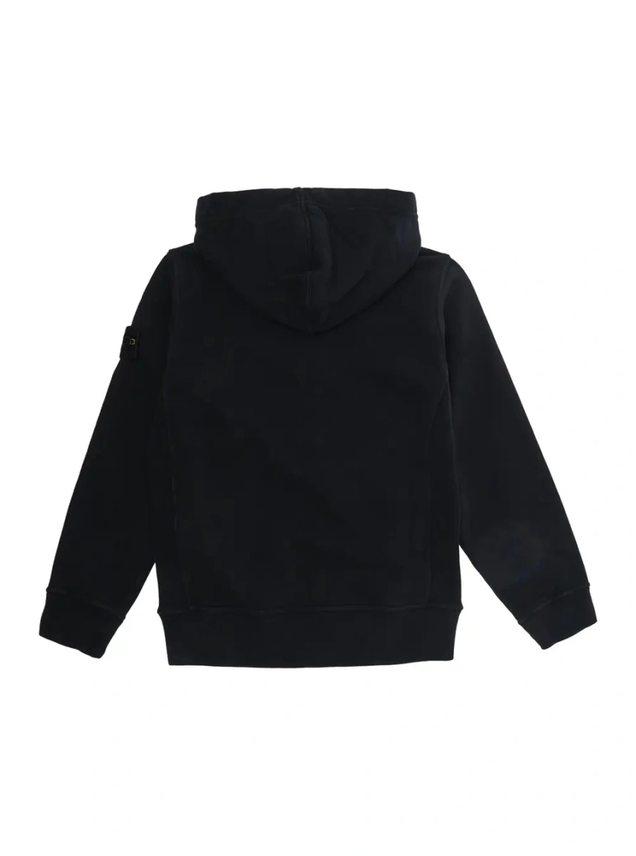 Hanorac Stone Island negru din bumbac - Img 2