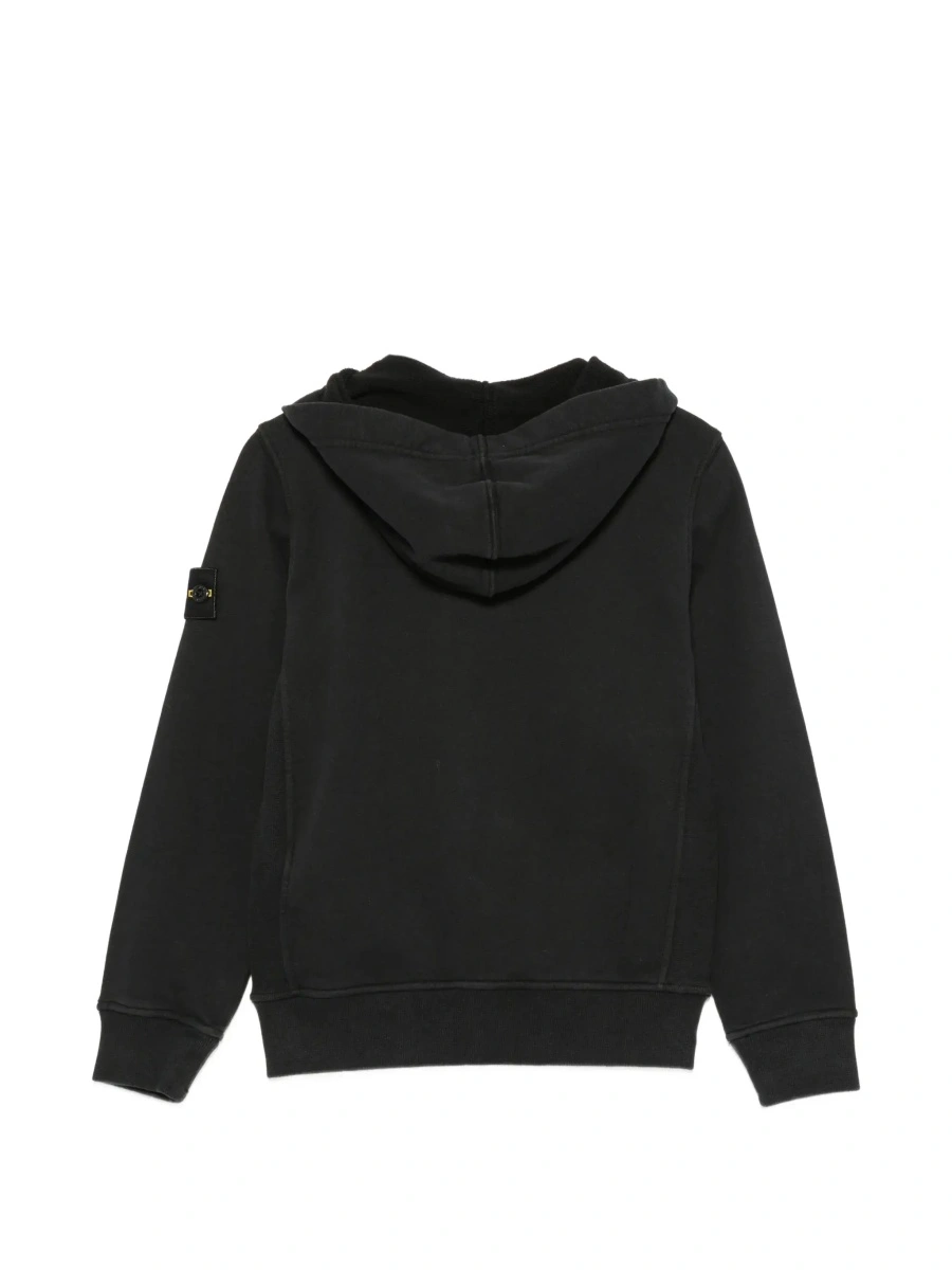 Hanorac Stone Island negru din bumbac - Img 4