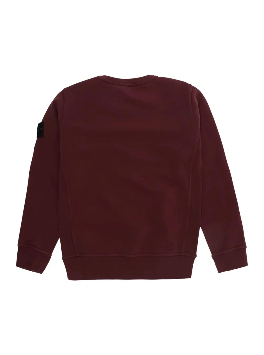 Hanorac Stone Island rosu din bumbac - Img 2